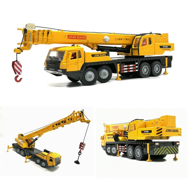 1:50 Crane Truck Toy Construction Vehicle Model Diecast