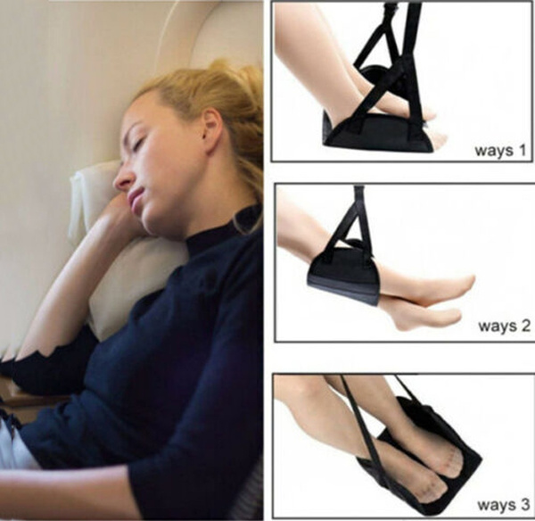 Airplane Footrest With Premium Memory Foam, Airplane Travel