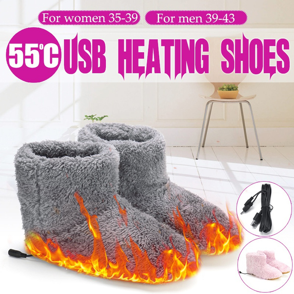 heated slippers women