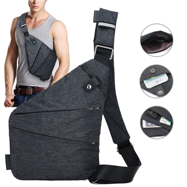 men's nylon crossbody bag