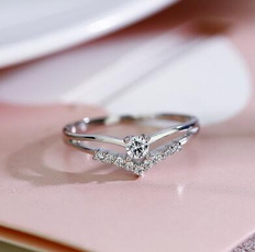 Sterling, Fashion Jewelry, DIAMOND, wedding ring