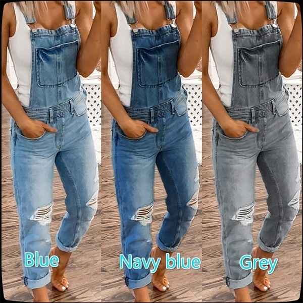 denim jeans with suspenders
