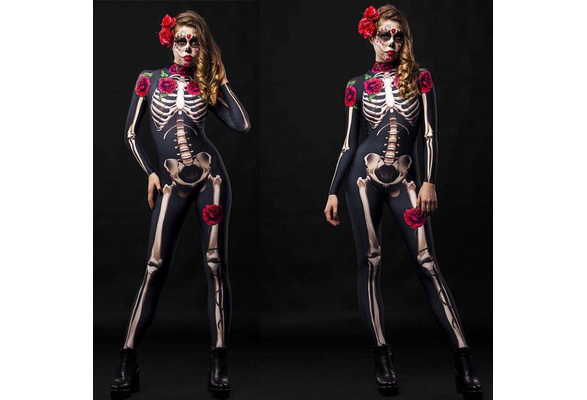 rose skeleton costume