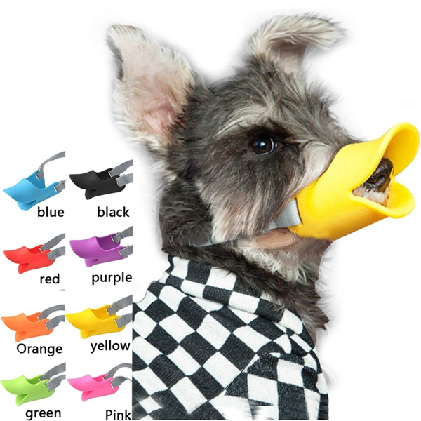 Anti Bite Duck Mouth Shape Dog Mouth Covers Soft Anti Bite Duck Bill Type Muzzles Anti-Called Muzzle CoverSuitable for Small Medium Large Dogs Xfyyzy Dogs Muzzle 