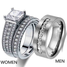 Couple Rings, Fashion Jewelry, whitegoldring, Jewelry