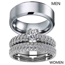 Couple Rings, Fashion Jewelry, whitegoldring, wedding ring