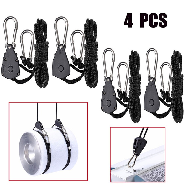 grow light ratchet rope hanger