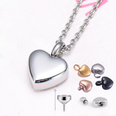 Steel, Heart, Jewelry, Silver Fashion Jewelry