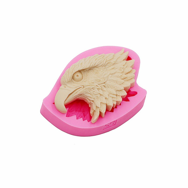 Gadgets,Bald Eagle Head Cabochon Silicone Rubber Flexible Food Safe