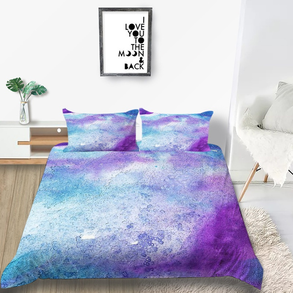 purple quilt cover