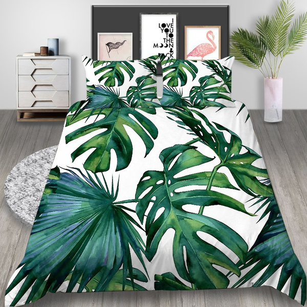 banana leaf duvet cover