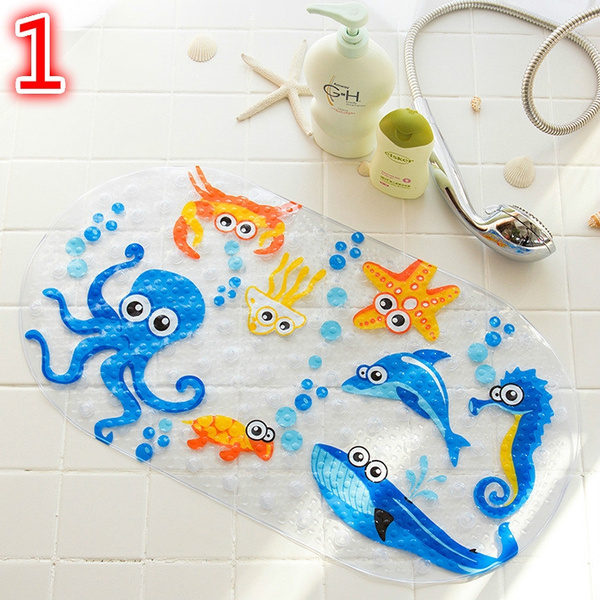 Fish on sale bath mat