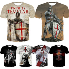 Funny, knightstemplar, Graphic T-Shirt, Shirt