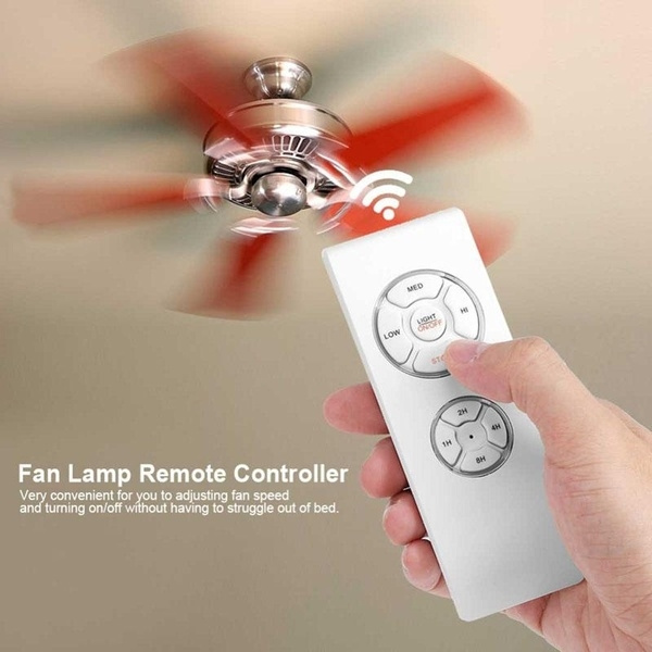 110-240V Universal Ceiling Fan Lamp Speed Remote Control Kit