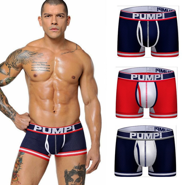 PUMP Fashion Brand Design Men's Underwear Mesh Cloth Breathable
