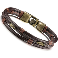 wristbandbracelet, rope bracelet, Jewelry, brown