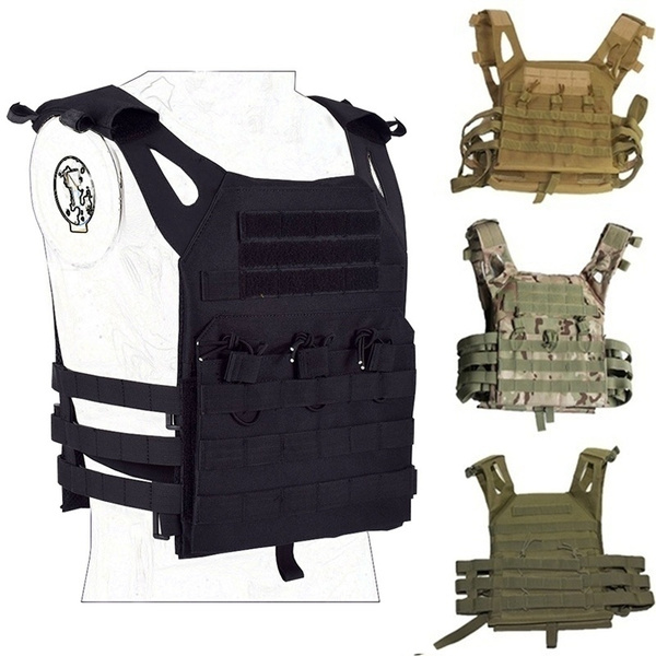 Safety Tactical Lightweight MOLLE Tactical Armor Plate Carrier JPC Vest ...