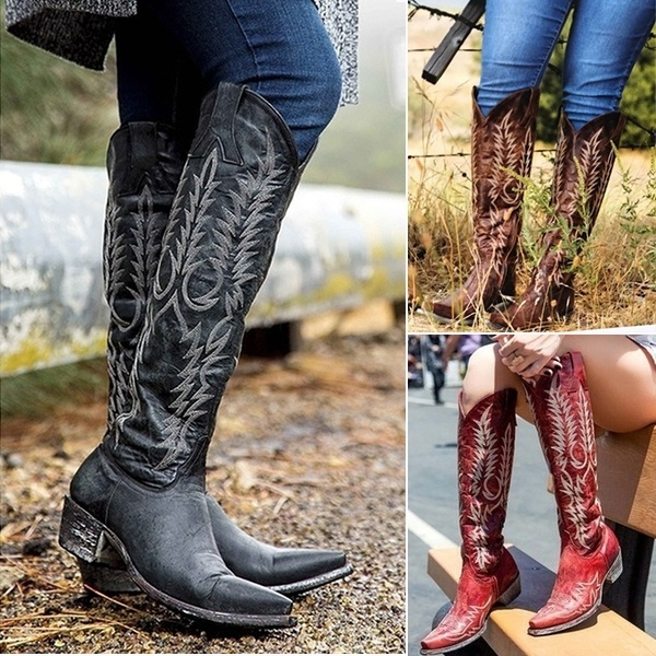 womens tall western riding boots