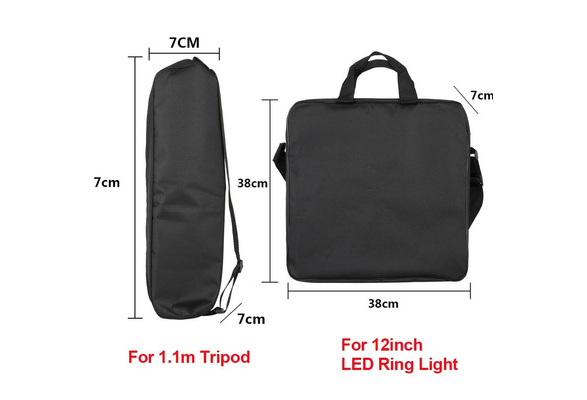 Ring Light With Light Stand, Bag, Filters, Battery Space