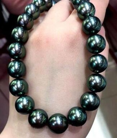 pearls, Green, Jewelry, Necklace