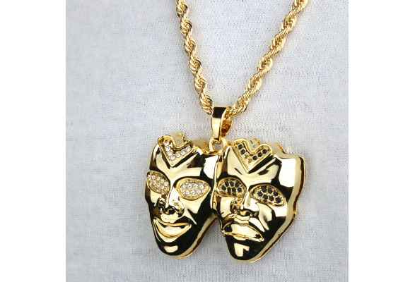 Sterling Silver 925 Drama Mask 28 mm Cry Later Pendant Jewels Obsession Drama Mask Cry Later Pendant