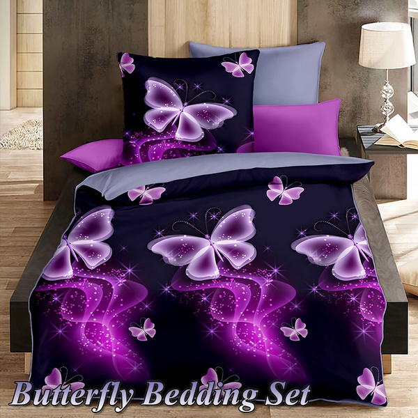 butterfly single bedding set