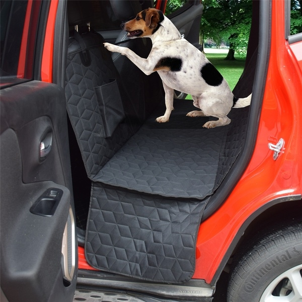 Dog Car Seat Cover for Back Seat for Cars & SUVs - Durable Pet Car Seat  Cover Backseat Protector, Nonslip Dog Hammock for Car, Waterproof  Scratchproof