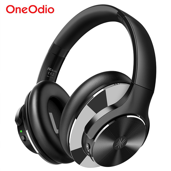 Oneodio A10 Active Noise Cancelling Headphones 750mAh Bluetooth 5.0 Wireless Headset With Microphone USB C Charging Over Headphone | Wish