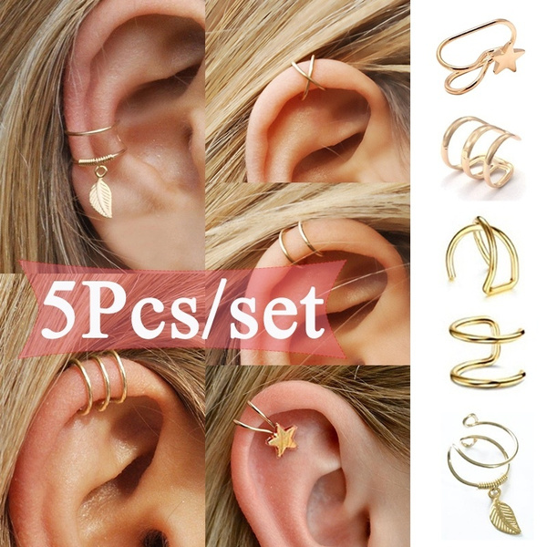 Minimalist clip hot sale on earrings