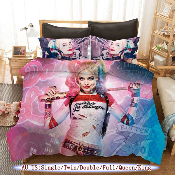 Bedroom Furniture 3d Harley Quinn, Harley Bedding King Size