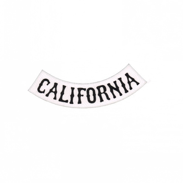 CALIFORNIA Bottom Patches Embroidery Iron on Patches for Clothing DIY ...