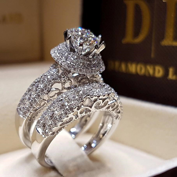 Sterling, wedding ring, Bride, Engagement Ring