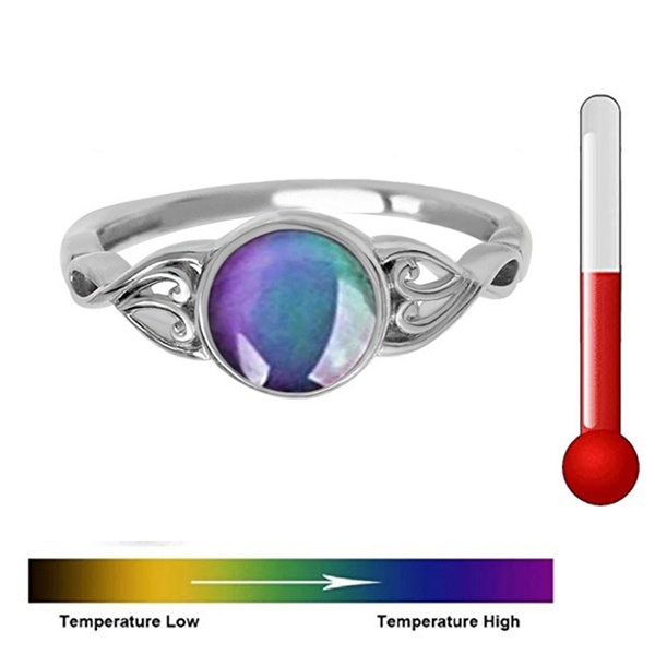 925 hot sale mood ring