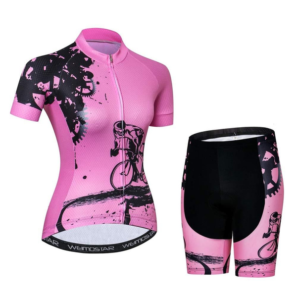 women's cycling short sets