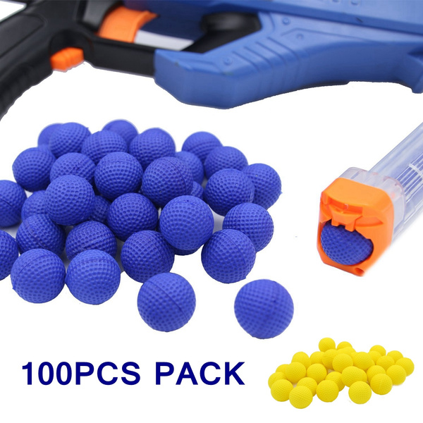 100Pcs Bullet Balls Round Compatible Für Nerf Rival Apollo Child Toys Gun Refill