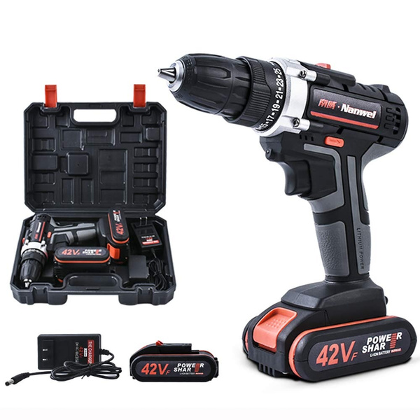 Electric Rechargeable Cordless Screwdriver Drill - Electric