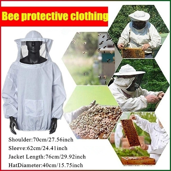 Beekeeping Suits Cotton Siamese Anti-bee Suit M L XL XXL Size for Women MensYJS2 