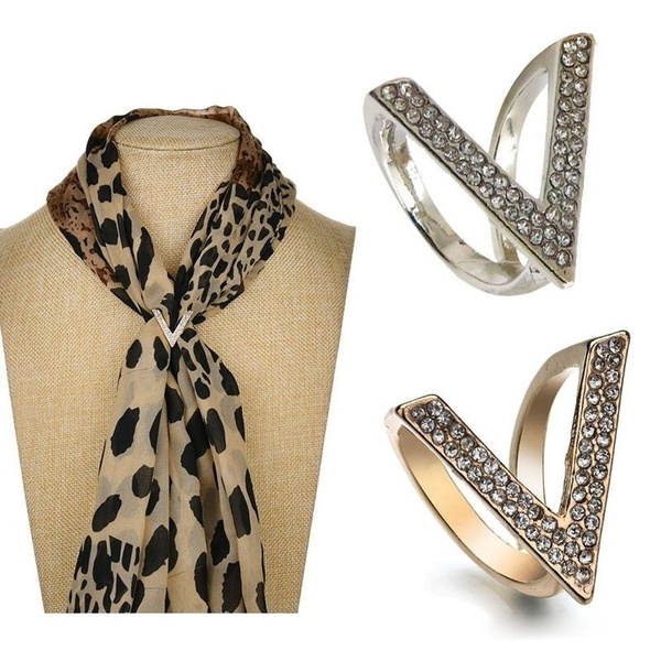 V Shape Scarf Ring