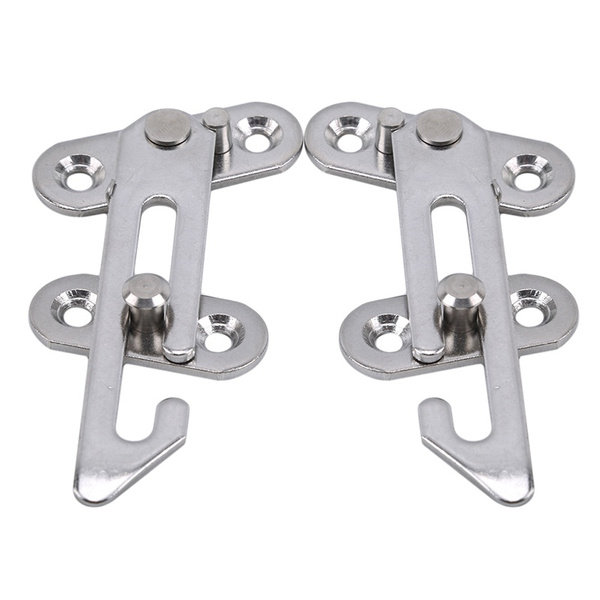 Stainless Steel Right/Left Open Window Lock Safety Latch Wish