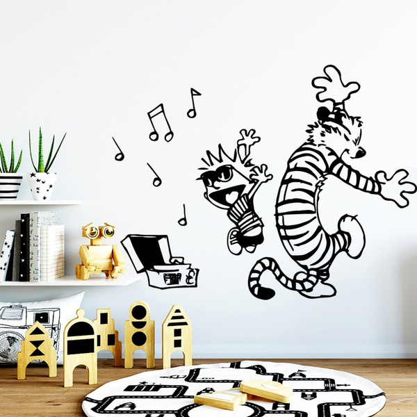 calvin and hobbes wallpaper dancing