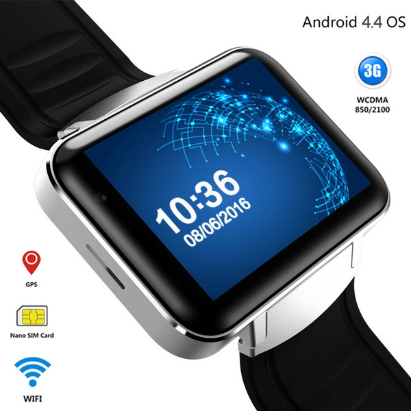 3G Smart Bluetooth Quad Core Wristwatch DM98 Smartwatch Supports WCDMA GPS Wifi Whatsapp Skype | Wish