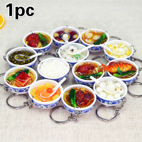 Mini on sale food keychain