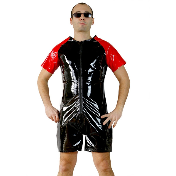 mens pvc catsuit