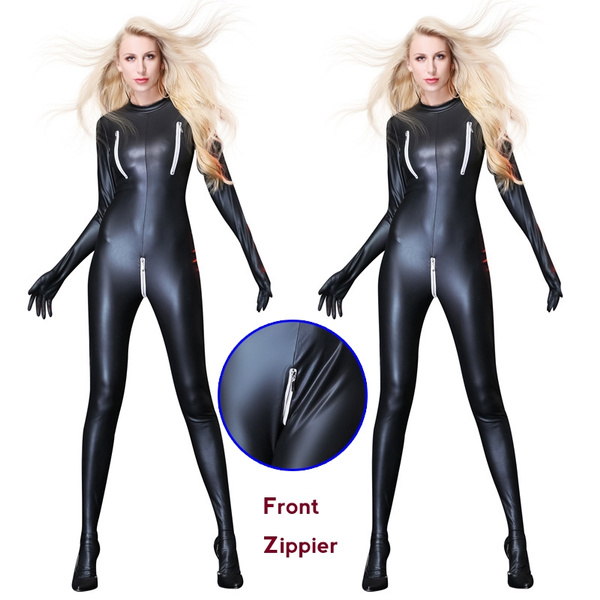 latex cat bodysuit