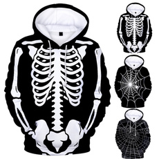 skeletonhooded, Fashion, Skeleton, Long Sleeve