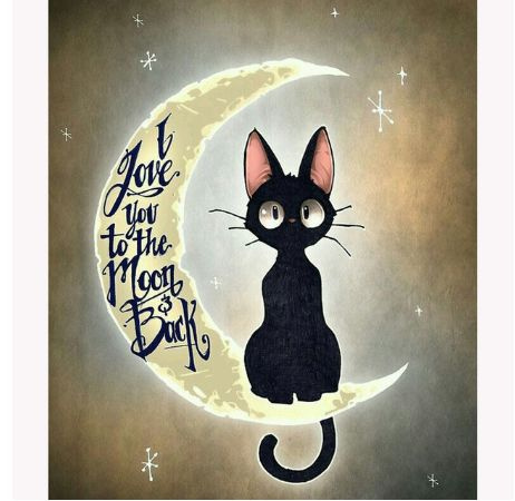 5d Diy Diamond Painting Love You Back To The Moon Full Round Diamond Embroidery Mosaic Cross Stitch Home Decor Gift Wish 5d Diy Diamond Painting Love You Back To The Moon Full Round Diamond Embroidery Mosaic Cross Stitch Home Decor Gift Wish