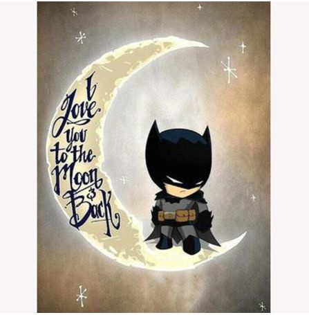 Love You To The Moon And Back Stitch - 5D Diamond Painting 