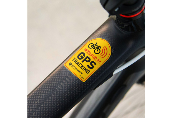 Hot 2x ANTI-THEFT STICKER - Bike, Bicycle GPS Tracking, Sound Chain Lock  Warning | Wish