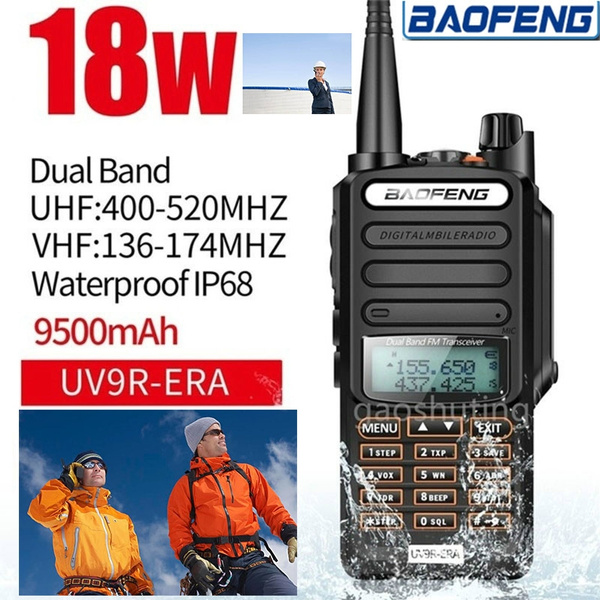 Baofeng UV9R-ERA Two Way Radio VHF UHF Portable Waterproof Walkie Talkie -  Two Way Radio