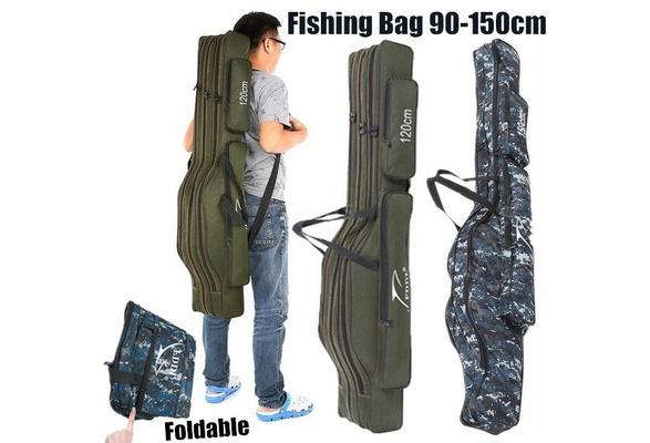 Fishing Rod Bag Carrier Fishing Reel Pole Storage Bag 110cm /120cm